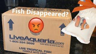 LiveAquaria Unboxing... Fish Did Not Make it