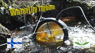 Waterlily Turbine Test 2022