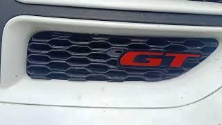 Car grill badge with logo for Dodge GT