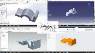 Catia Nx Creo SOLIDWORKS All in one CAD Exercise - Frame Guide