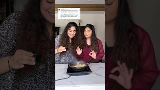 Trying Subscriber’s Maggi Recipes to FIND the BEST ONE: Day 1 - Ghee Maggi! #thakursisters #shorts