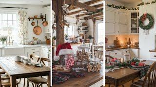 Countryside Kitchen Christmas Decor Ideas: Embrace Rustic Holiday Charm