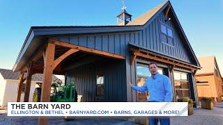 Tour a Rustic-Modern Garage + Authentic Carriage Barn at The Barn Yard