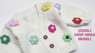 Floral Crop Cardigan