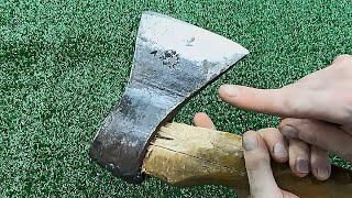 A new method of fixing an axe using nanotechnology