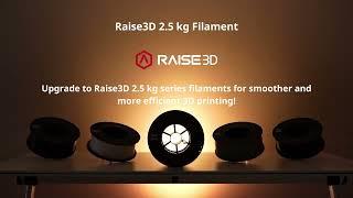 Learn How to Enhance Your 3D Printing Experience with Raise3D 2.5 kg Series Filaments!