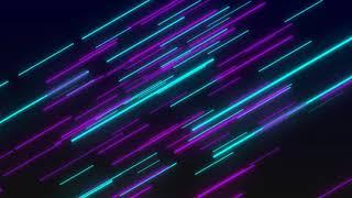 Cyan & Violet Long Neon Lines Animation - Free HD Wallpaper, Background