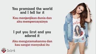 Lose You To Love Me - Selena Gomez (Lyrics video dan terjemahan)