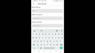 How to Create Batch in Tuition App English