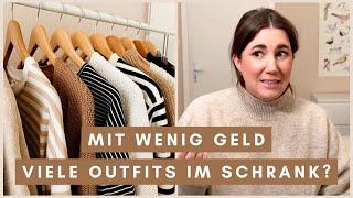 Mit WENIG GELD eine CAPSULE WARDROBE erstellen