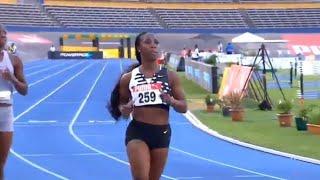 Shelly ann fraser pryce wins 200m 22.39s | Jamaica National trials 2023