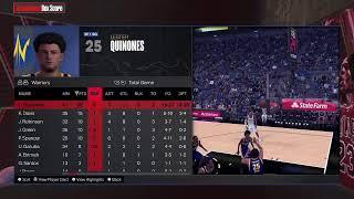 NBA 2K24 MyNBA Era - Santa Cruz Warriors (21-14) vs Salt Lake City Stars (10-22)