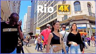 【4K】WALK  Centro do Rio de Janeiro BRAZIL 2023 Travel