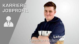 Schlotterer Jobprofil Lehrling Sonnenschutztechnik