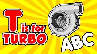 ABC Song for Kids | Race Car Parts