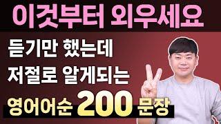 [2시간 몰아보기] 원어민이 매일 쓰는 표현 200문장 모았습니다 l 기초영어회화 표현