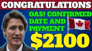 OAS Amount Confirmed By Trudeau: $2100 Per Month For All The Senior Citizens Across Canada