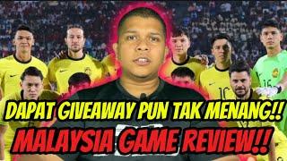 Malaysia Dapat Gol Daripada Langit Tapi Still Tak Boleh Menang‼️ MALAYSIA GAME REVIEW