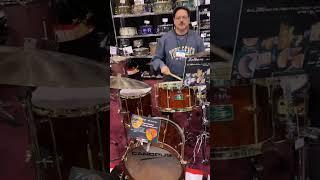 Steve Langone plays Canopus Drums at NAMM Show 2023