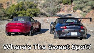 2024 Mazda ND3 Miata (Stock) vs 2022 Mazda ND2 Miata (Track Build) - Head to Head Review!