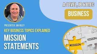 Mission Statements | A-Level, IB & BTEC Business