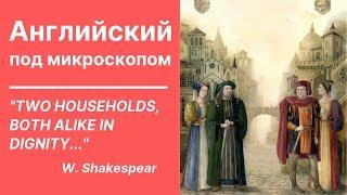 Читаем про пролог, эпилог и пьесы Шекспира на английском | Английский под микроскопом #6