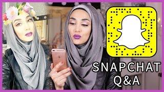 SNAPCHAT Q&A! | Amena