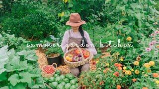 #156 Summer Kitchen: Cooking with What My Garden Gives Me | Vietnamese home cooking ️