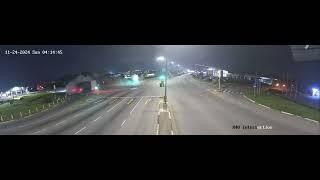 CCTV Captures Massive Car vs Truck Crash at Intersection in Mbombela