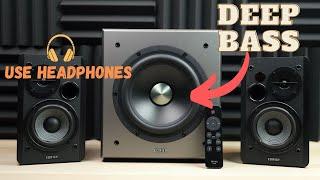 Edifier Subwoofer Bass Test / Active Subwoofer For Home / Subwoofer Bass Test #trending