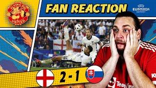 BELLINGHAM! ENGLAND 2-1 SLOVAKIA Euro 2024 Fan Reaction