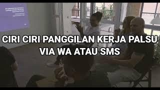 Ciri - Ciri Panggilan Kerja Palsu Via WA atau SMS