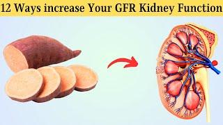 How To increase Your GFR Kidney Function