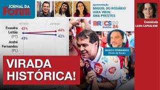 Evandro ultrapassa André em Fortaleza | Brics Kazan 2024: Discursos fortes de Xi Jinping e Lula