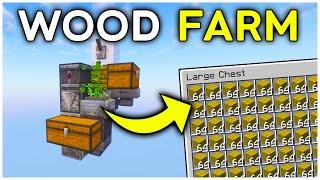 The BEST Wood Farm in Minecraft Java 1.21 (Tutorial)