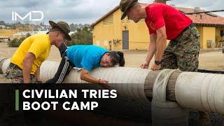 Civilian Gets a Taste of U.S. Marine Corps Recruit Training....!