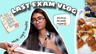 LAST DAY EXAM VLOG~BIOLOGY boards exam |  class 12th | Esha Mallick Vlog