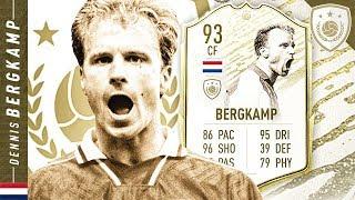 WORTH THE UNLOCK?! 93 ICON SWAPS MOMENTS BERGKAMP REVIEW!! FIFA 20 Ultimate Team