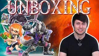 Super Smash Bros. Ultimate Unboxing + Amiibo-Inkling-Ridley-Wolf