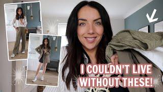 10 MOST WORN ITEMS IN MY WARDROBE! CAPSULE WARDROBE | AD