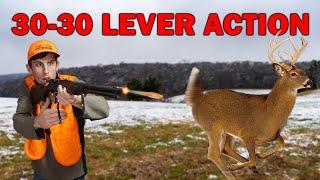 Deer Hunting with 30-30 Lever Action! (Iron Sight)