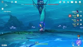 Genshin Impact : Oceanic Defender | Defeat Beisht before she can dive 4 time