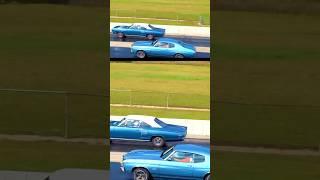 ‘72 Chevelle SS 454 vs. ‘69 Coronet R/T 440 Pure Stock Muscle Car Drag Race #musclecar #dragrace