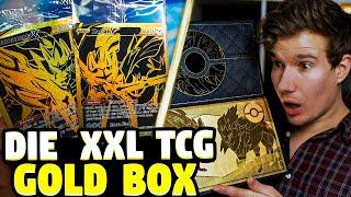 Die XXL Gold Premium Pokémon Box ist MEGA!  Opening