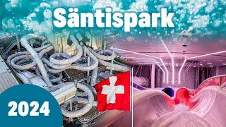 Crazy Swiss Indoor Water Park! Säntispark - All Slides 2024