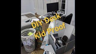 The Box Office: I built a bulletproof kid desk to work from home