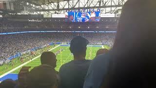 Lions fans chant “Let’s Go Lions”!!!!!!