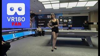 (3D VR180) Xiao Man, Show Girl for Nineball 1@Chinese Taipei Open, 2024.01.11