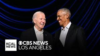 President Biden holds star-studded fundraising event in Downtown Los Angeles