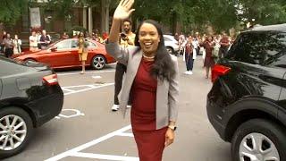 NC Central University holds ceremony for new chancellor Dr. Karrie Dixon